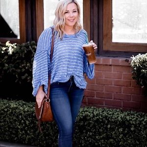 Free People Island Girl Hacci knit top